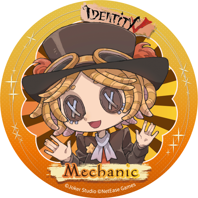 第五人格 機械技師 マイカクテル 缶バッジ 第五人格 機械技師 マイカクテル