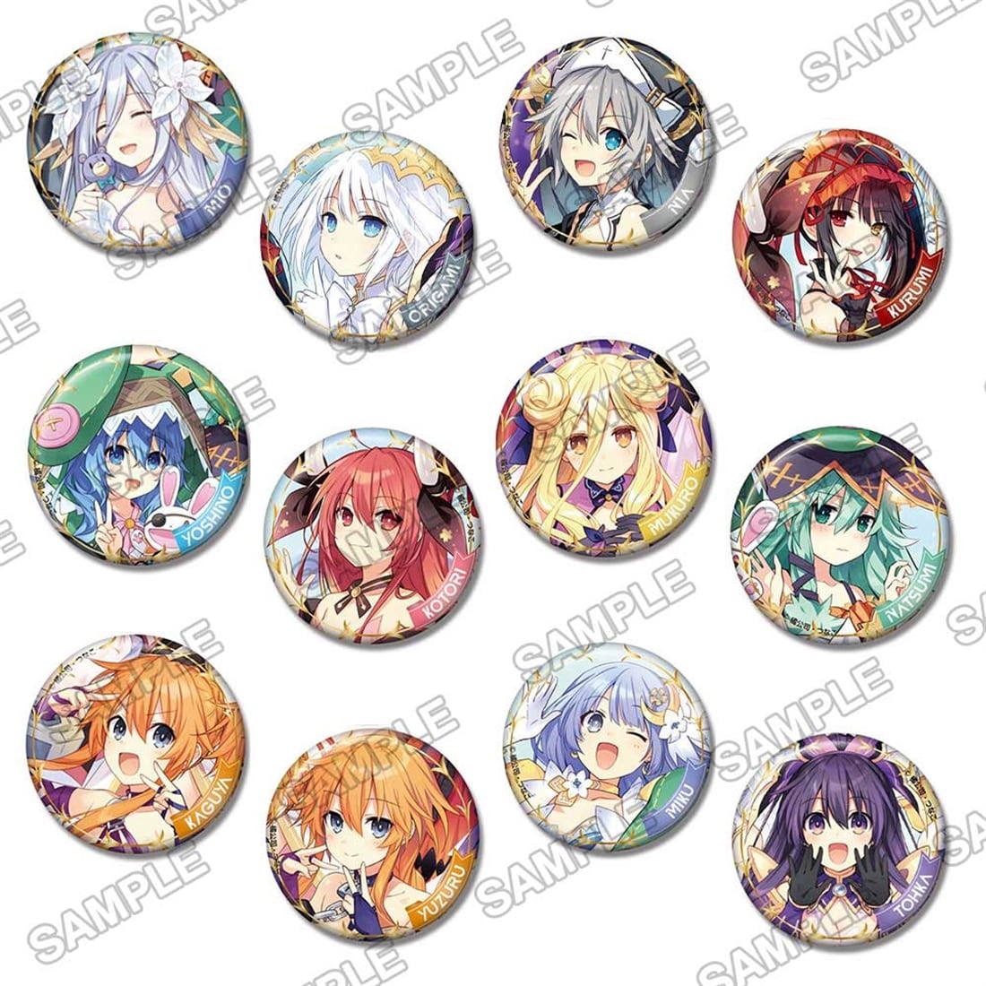 再販】DATE A LIVE 10th ANNIVERSARY トレーディング缶バッジ: グッズ