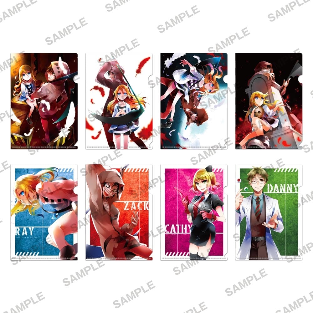 殺戮の天使 クリアファイル3種セット Ver.Wonderland Amazon.co.jp