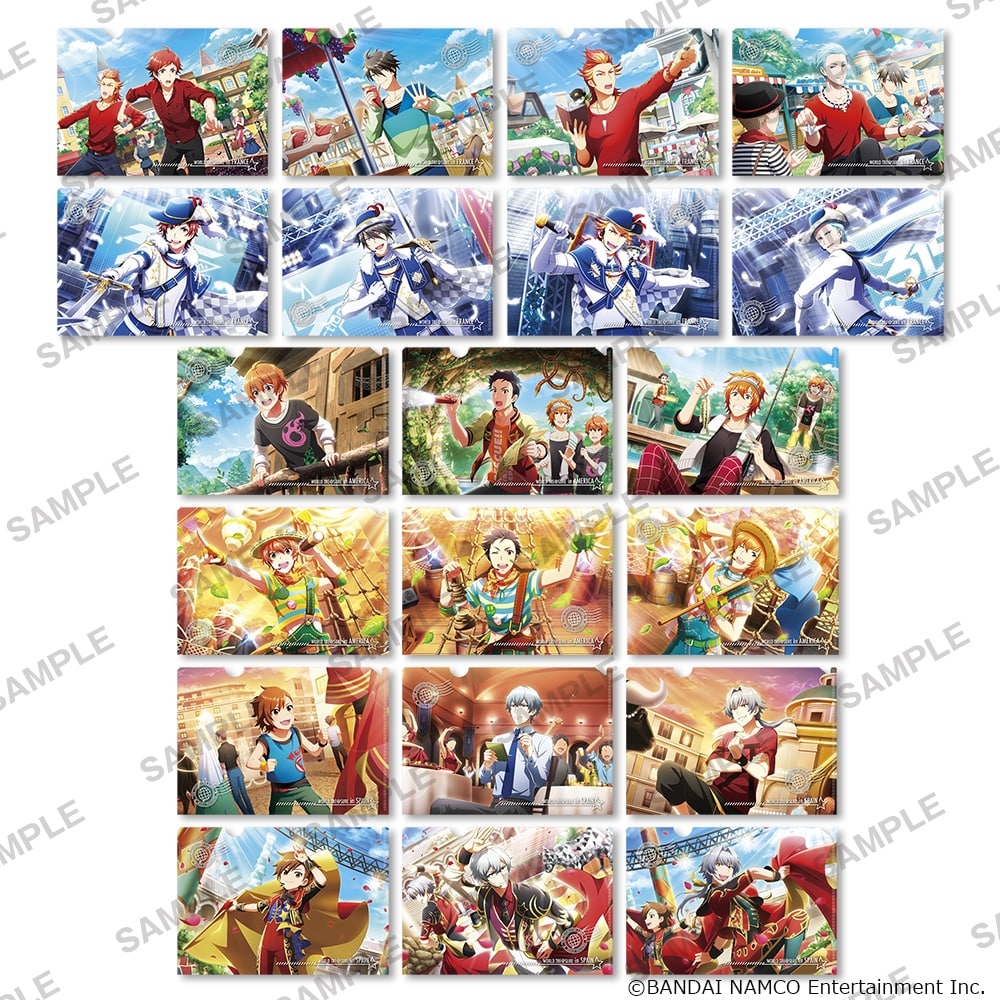 ⭕6種セットアイドルマスターSideMクリアファイル 5枚セット
