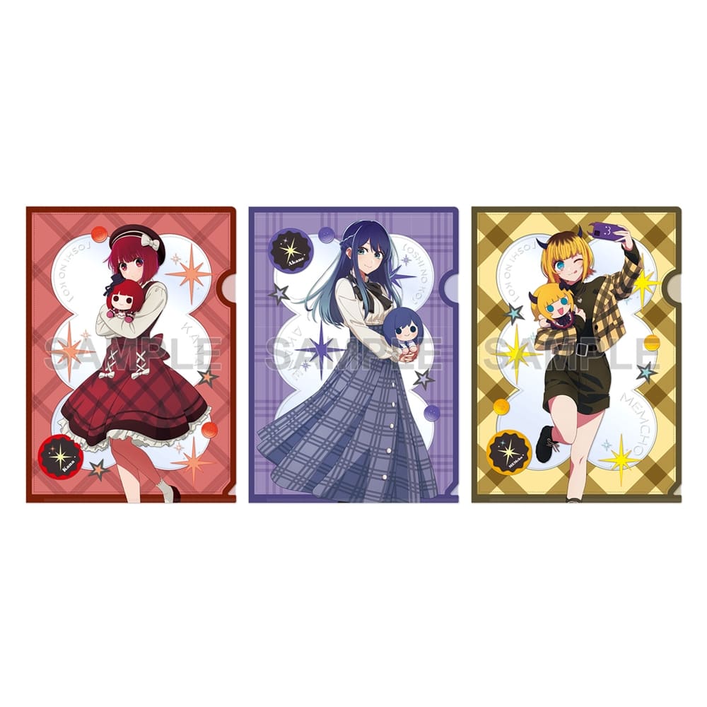 推しの子】クリアファイルセット 有馬かな・黒川あかね・MEMちょ