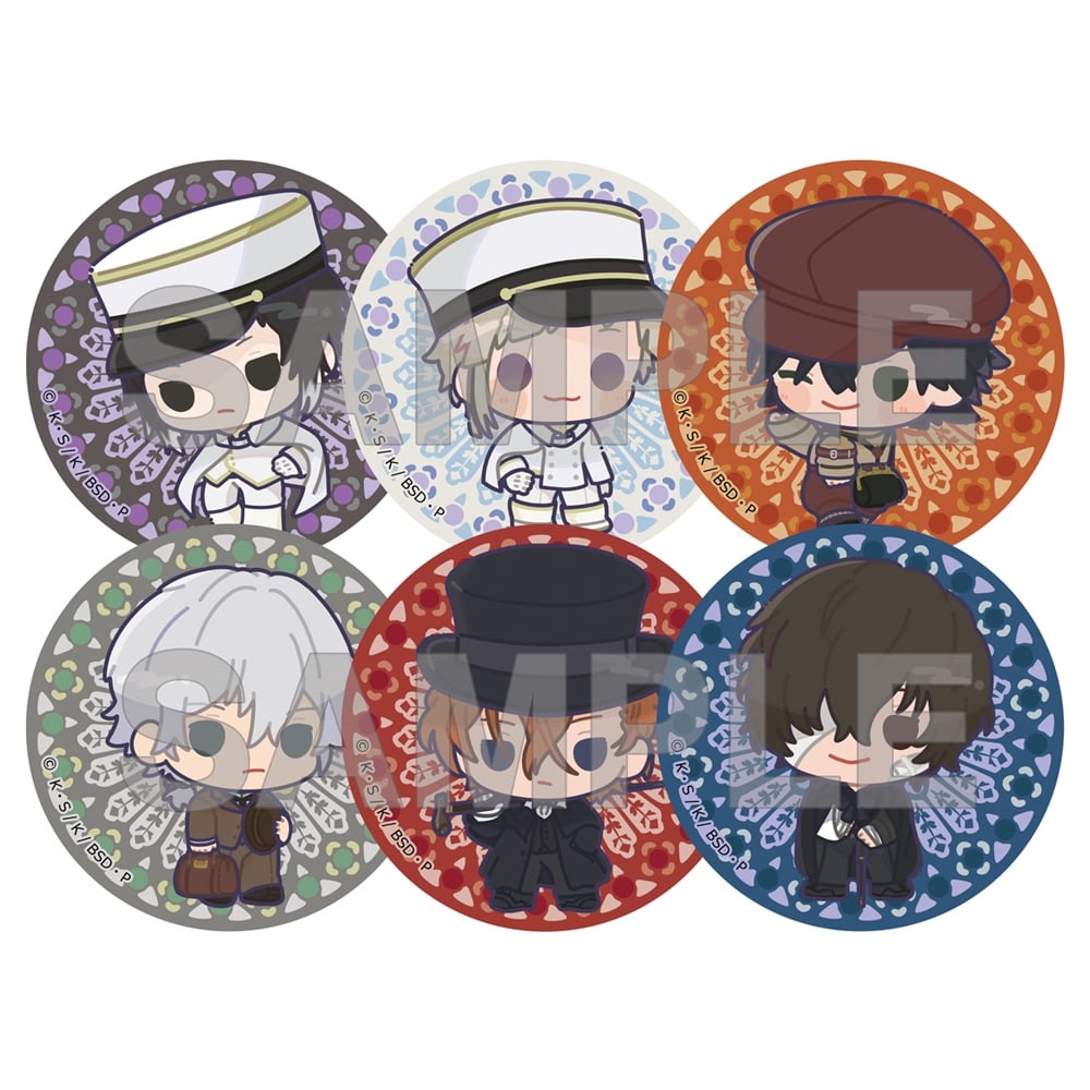 明治村 文豪ストレイドッグス 描き下ろし 缶バッジ 12個セット 明治村