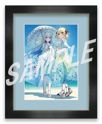 ライトノベル展2025 A5キャラファイングラフ 転生王女と天才令嬢の魔法