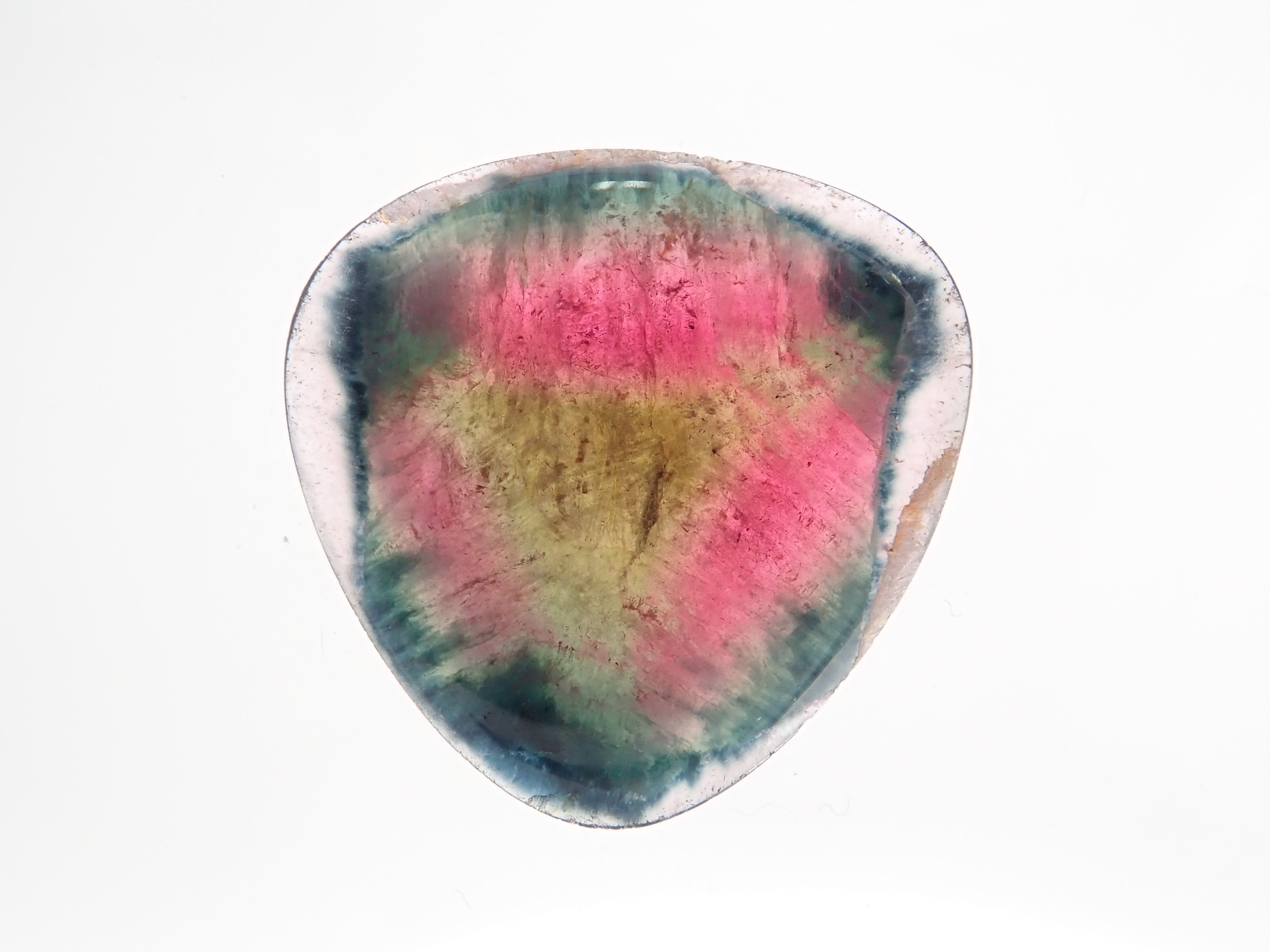 ブラジル産ウォーターメロントルマリン 14.780ctルース （バイアカラー