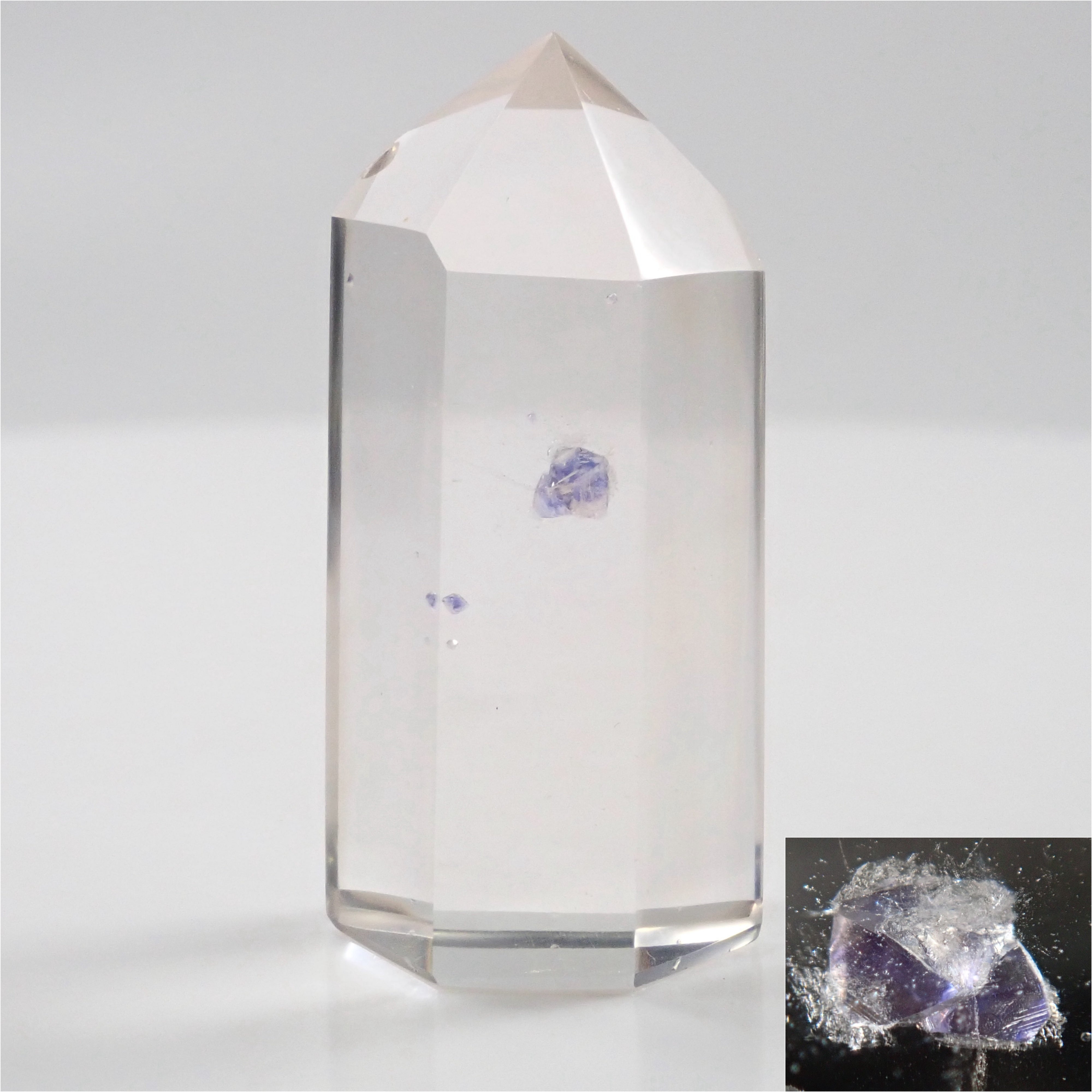 ブラジル産フローライトインクォーツ 100.785ctルース