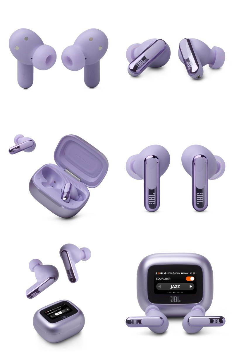 JBL ワイヤレスイヤホン LIVE BEAM3紫 パープル JBL LIVE BEAM 3