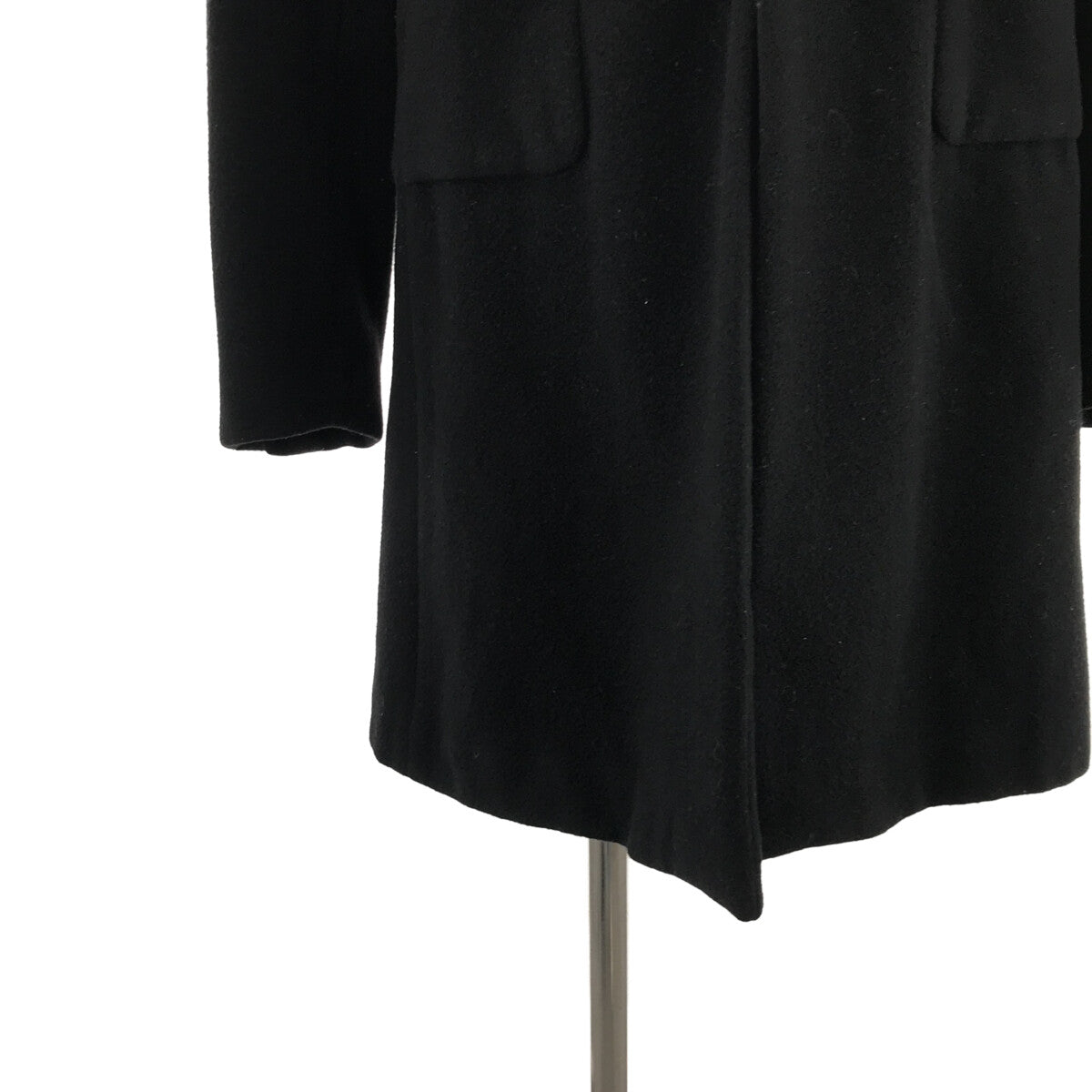 未使用】BLACKコムデギャルソン チェスターコート XS ブラック 異素材