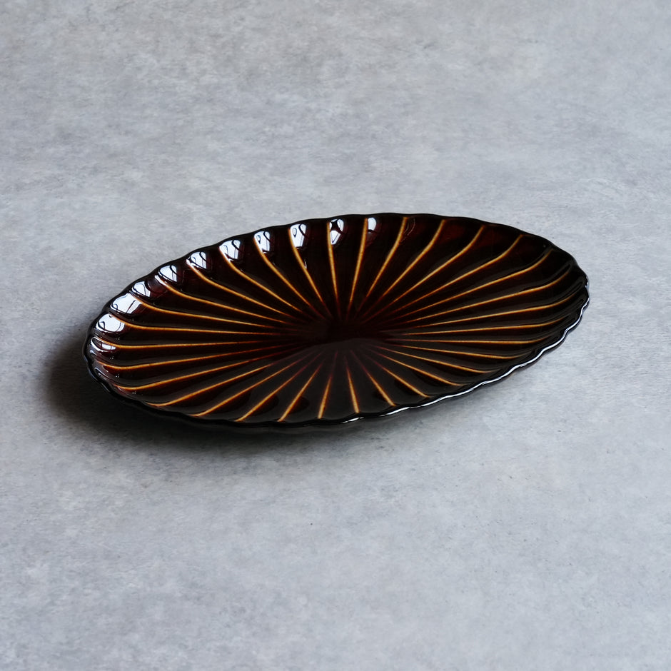 ぎやまん陶 楕円焼物皿 – カネコ小兵公式オンラインストア