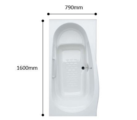 LIXIL・INAX 薄型保温組フタ [YFK-1676B(2)R-D4] 1600オーバル浴槽用