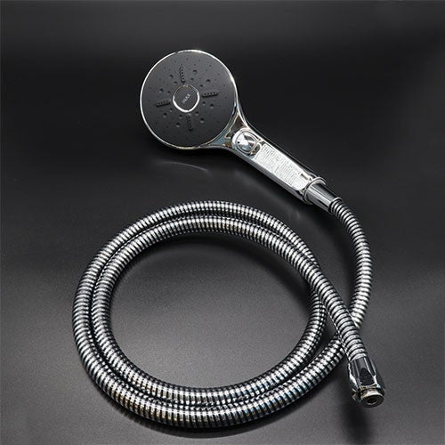 LIXIL・INAX スイッチ付エコアクアシャワーSPA〈メタル調-ブラック