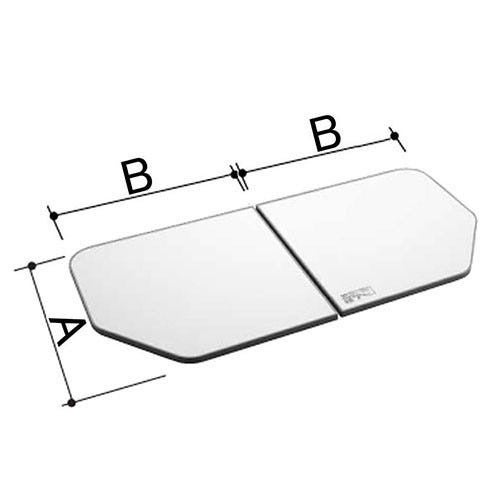LIXIL・INAX 薄型保温組フタ [YFK-1477B(1)-D4] 1400オーバル浴槽用