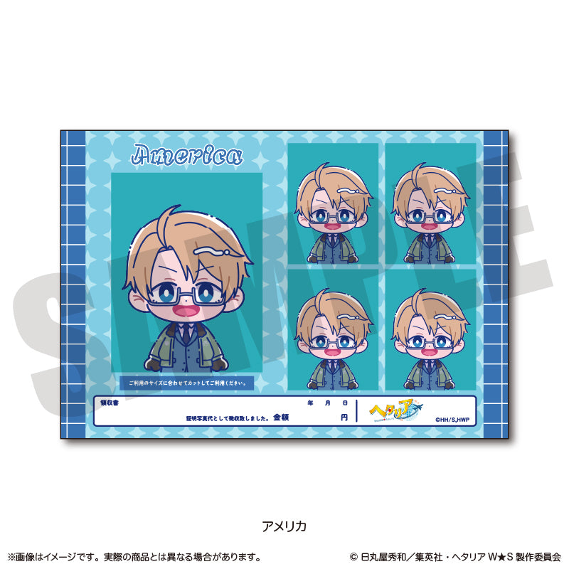 ヘタリア 日本 アメリカ ICカードステッカー ヘタリア 日本 アメリカ