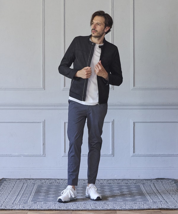 サルバトーレ フェラガモ スエード シングルライダース Salvatore