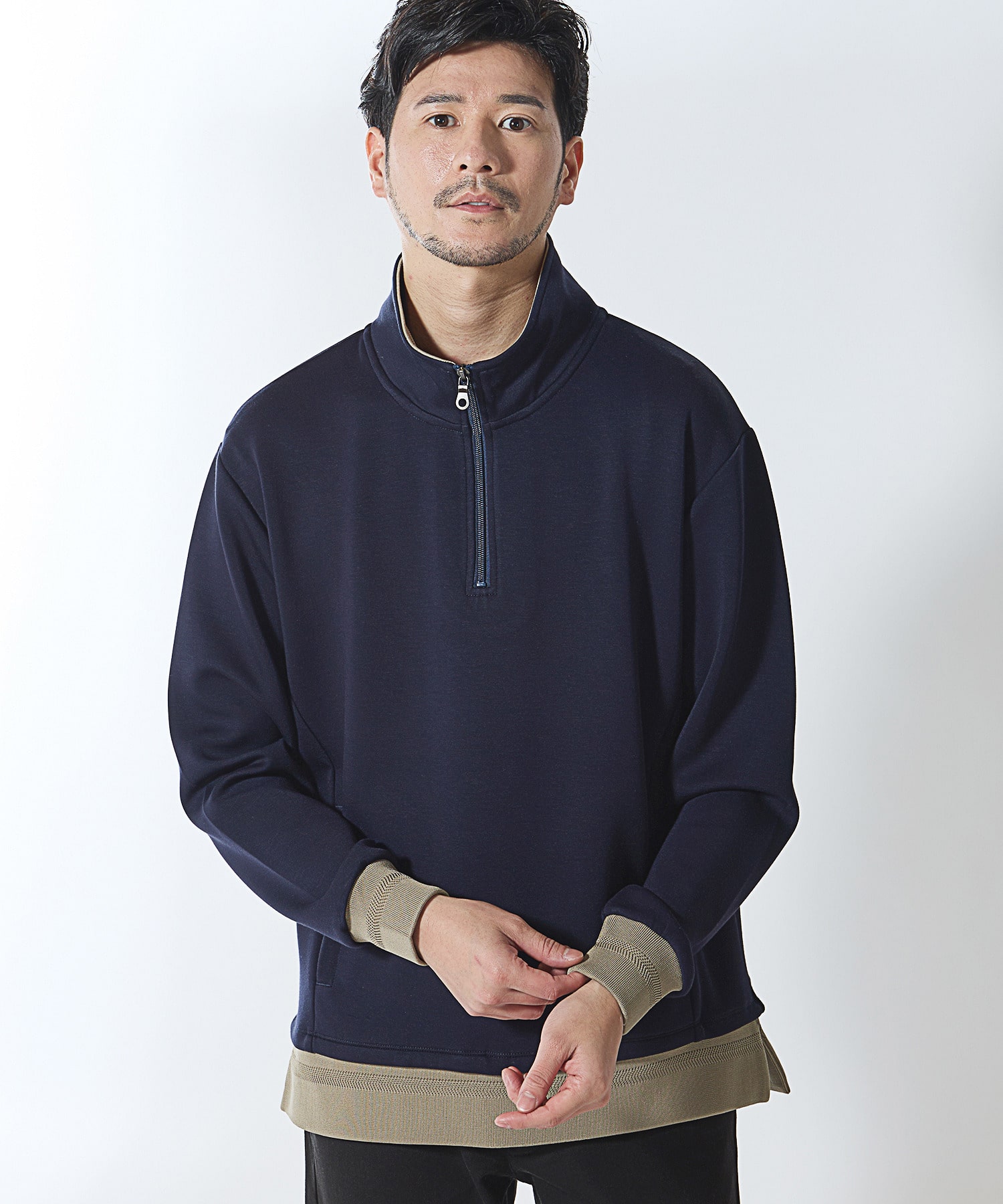 ずとまよ 愛ペガ Half Zip Sweat Gray トレーナー Lサイズ Half Zip