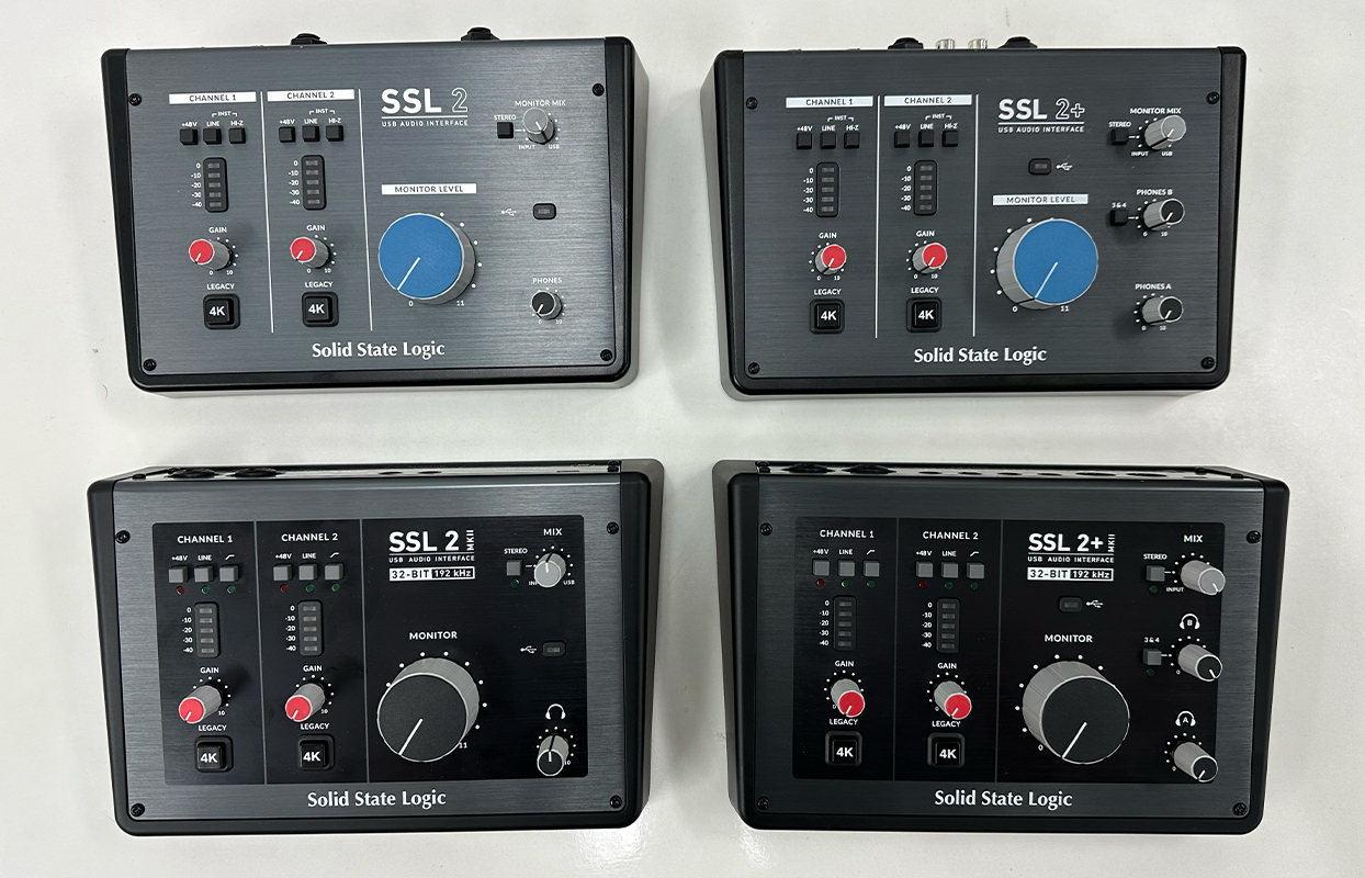 Solid State Logic SSL2シリーズの第二世代は最新のESSコンバータを