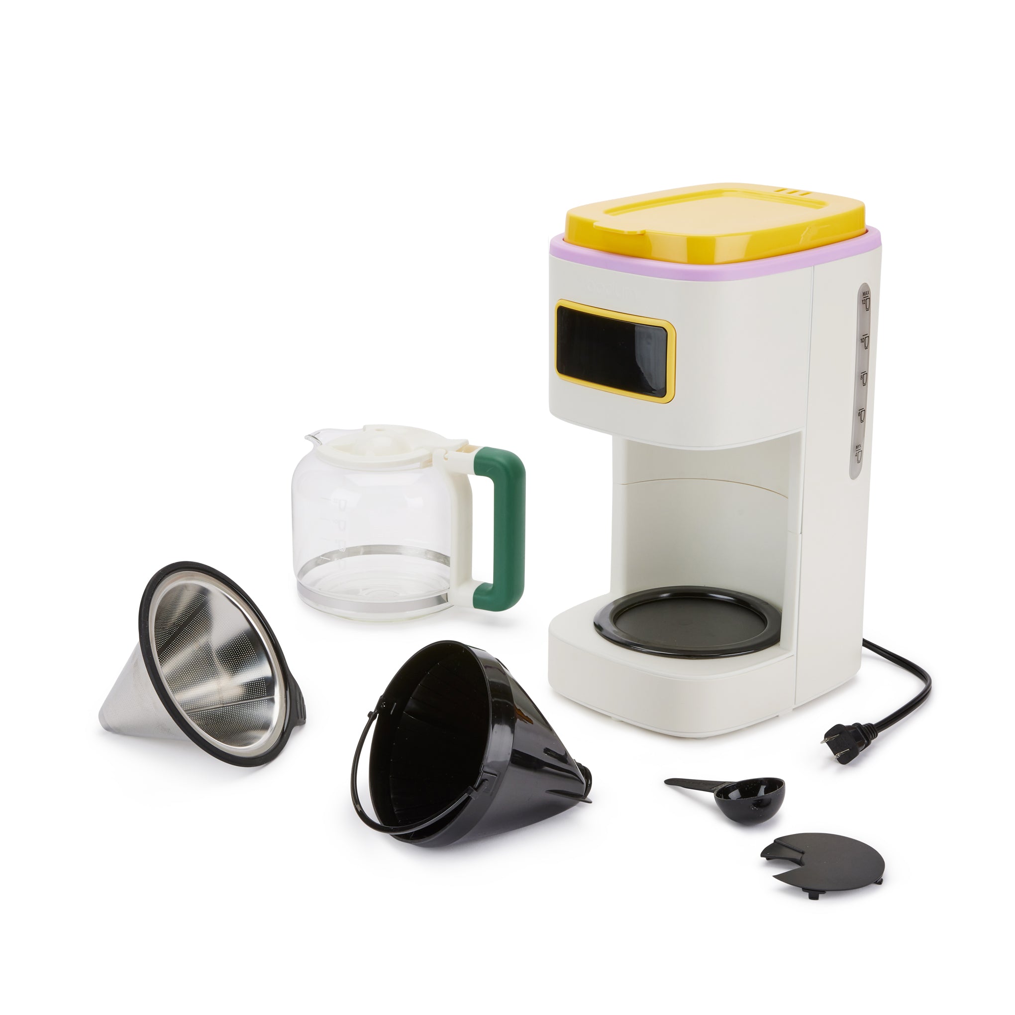 Bodum Programmable 12-Cup Coffee Maker - White/ Multi – MoMA