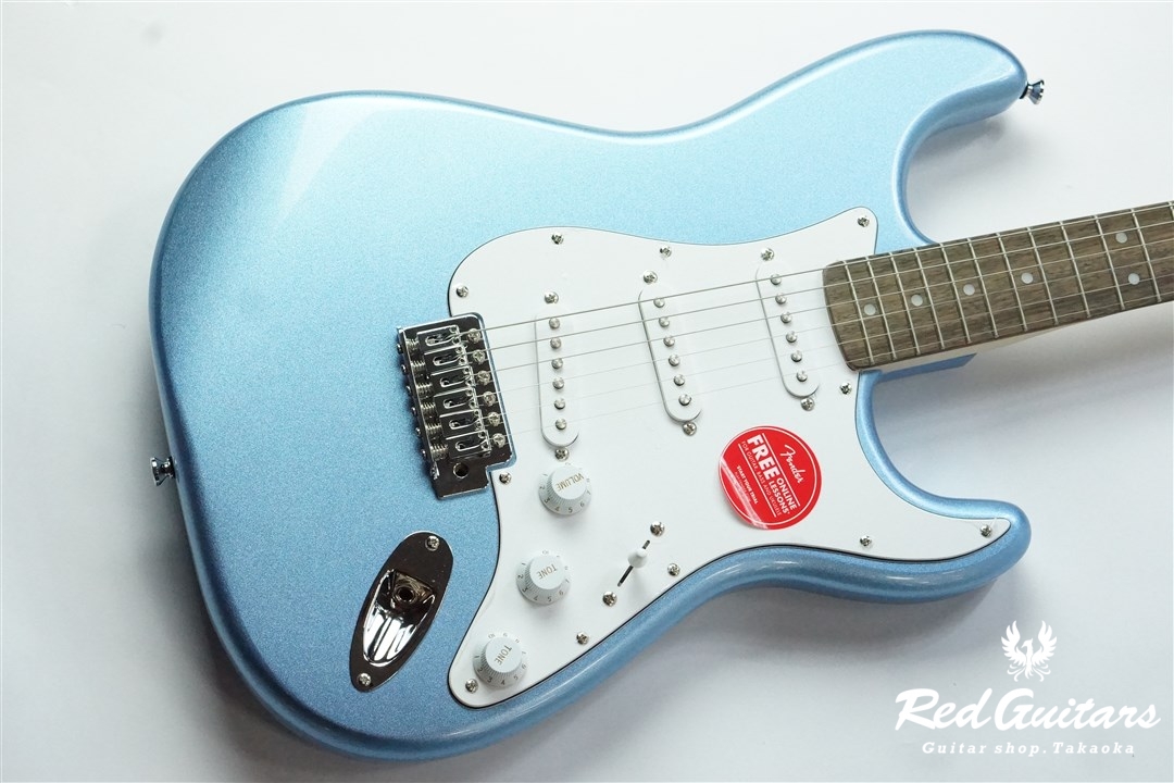 Squier Stratocaster ラージヘッド 水色 ライトブルー Squier by