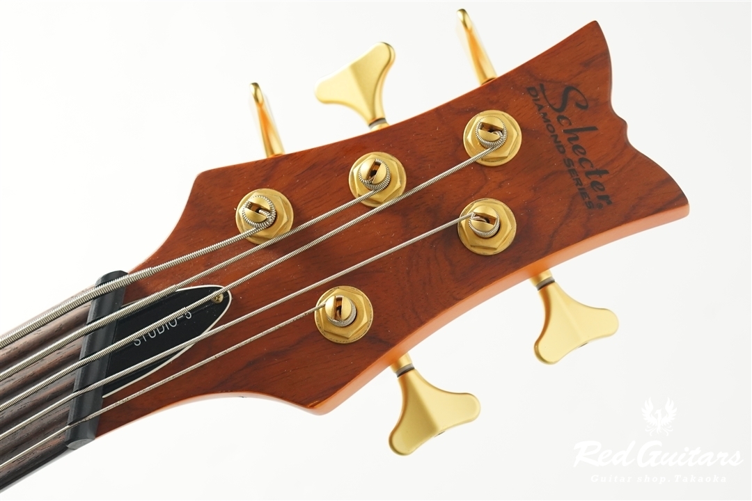 SCHECTER STILETTO STUDIO 5 FANNED FRET / AD-SL-ST-5-FF | Red