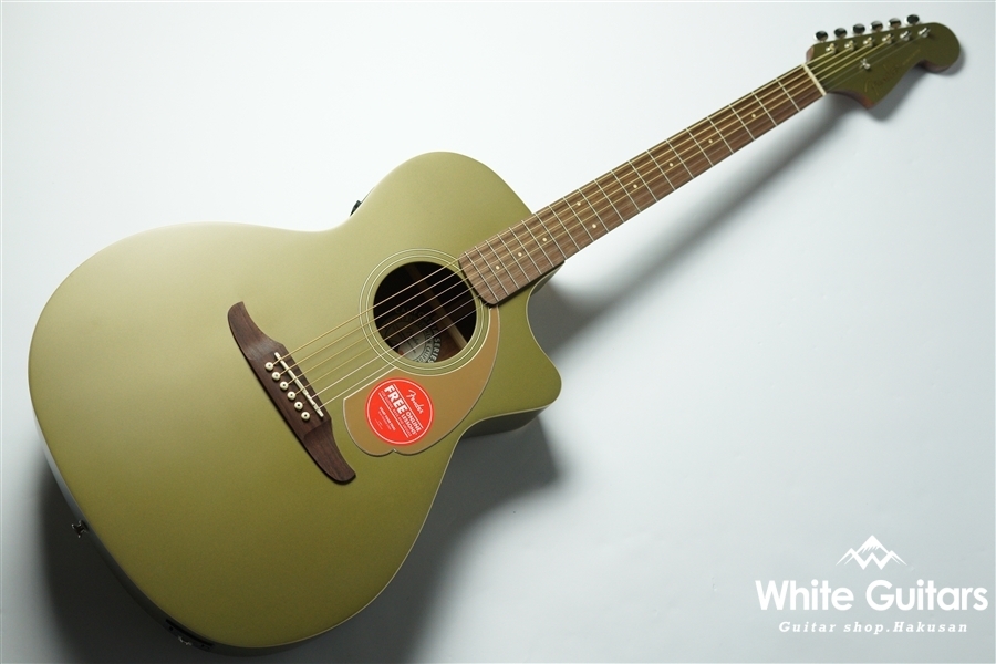 Fender newporter オリーブ 緑 アコースティックギター エレアコ