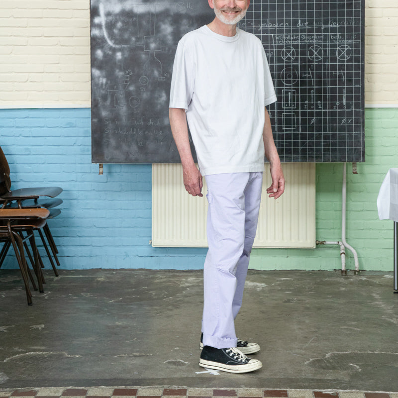 CAMIEL FORTGENS SS BIG TEE BLUE STRIPE