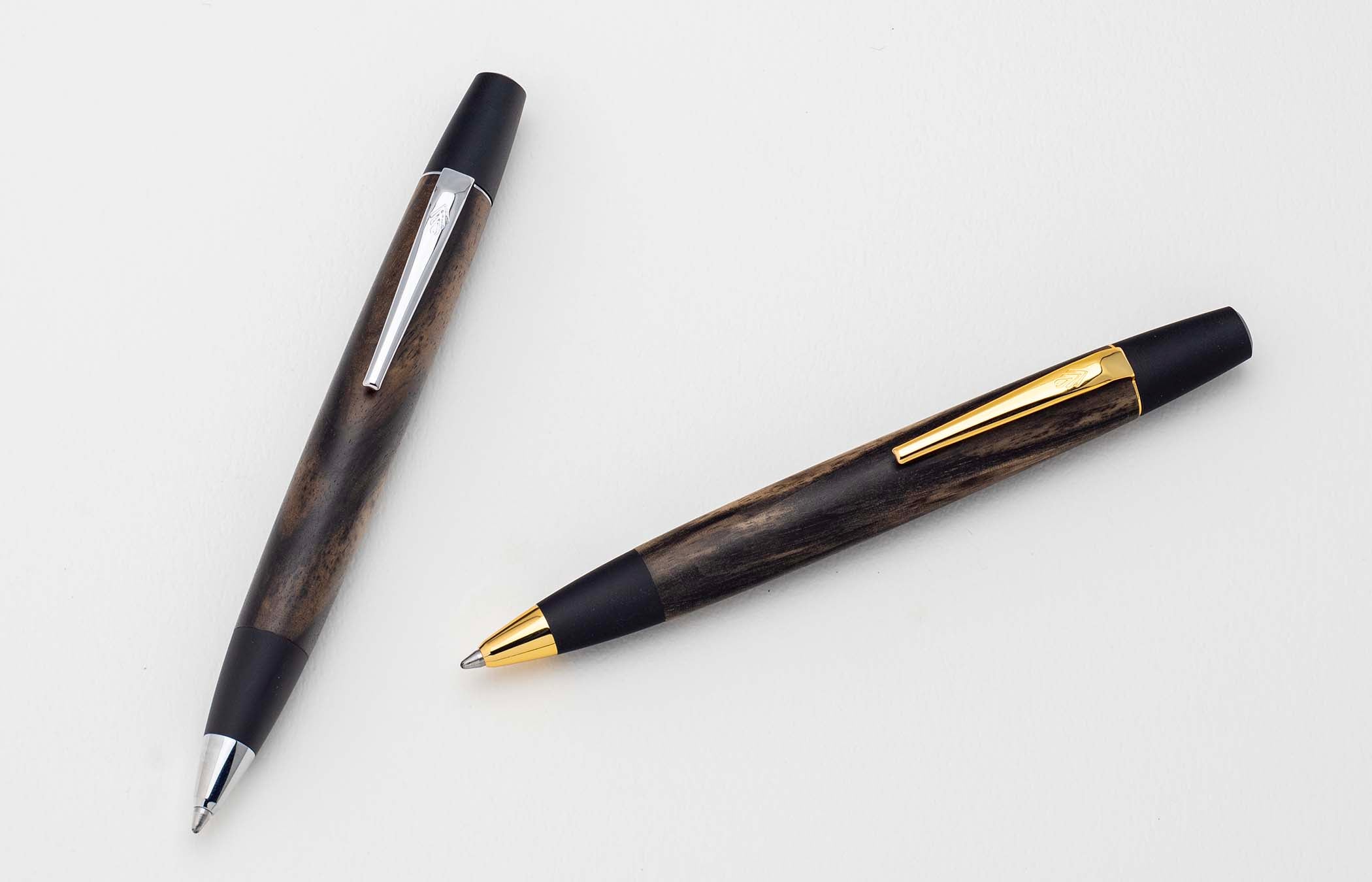 野原工芸 特上黒柿のシャープペンシル・ネオブラック 野原工芸 特上