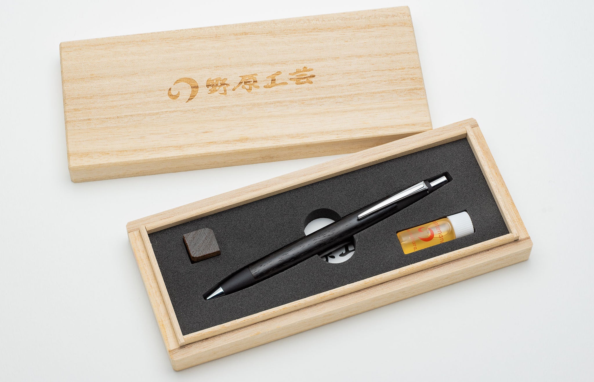 特上黒柿のシャープペンシル・ネオブラック – 野原工芸オンラインストア