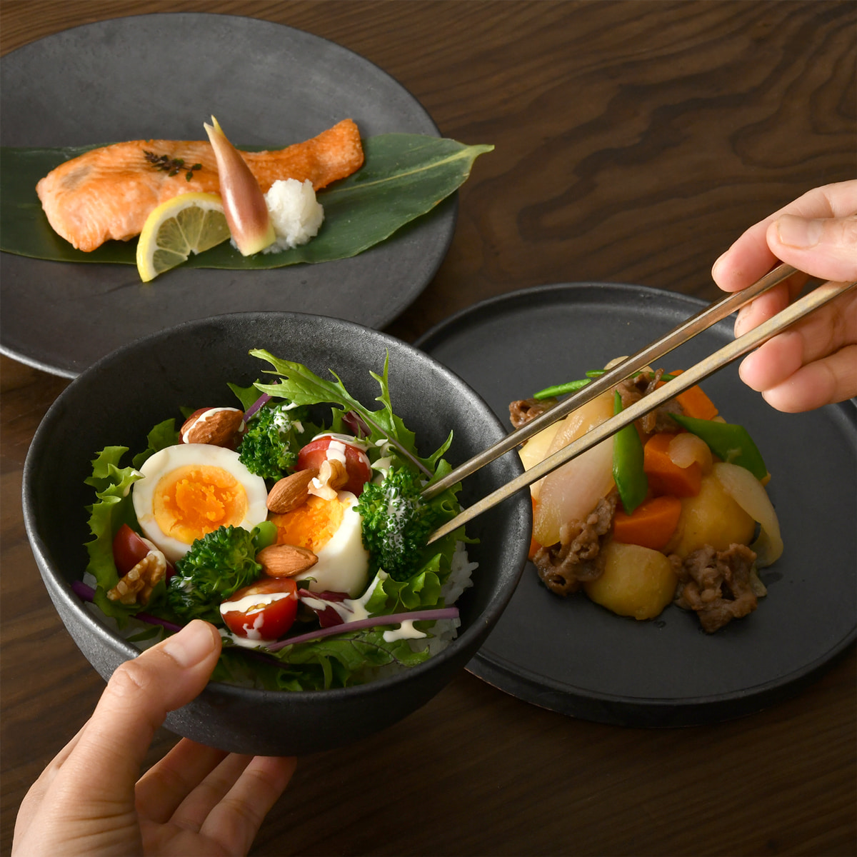 信楽焼】THE HARVEST Kuro 切立皿 26cm | HESTA LIFE store（ヘスタ