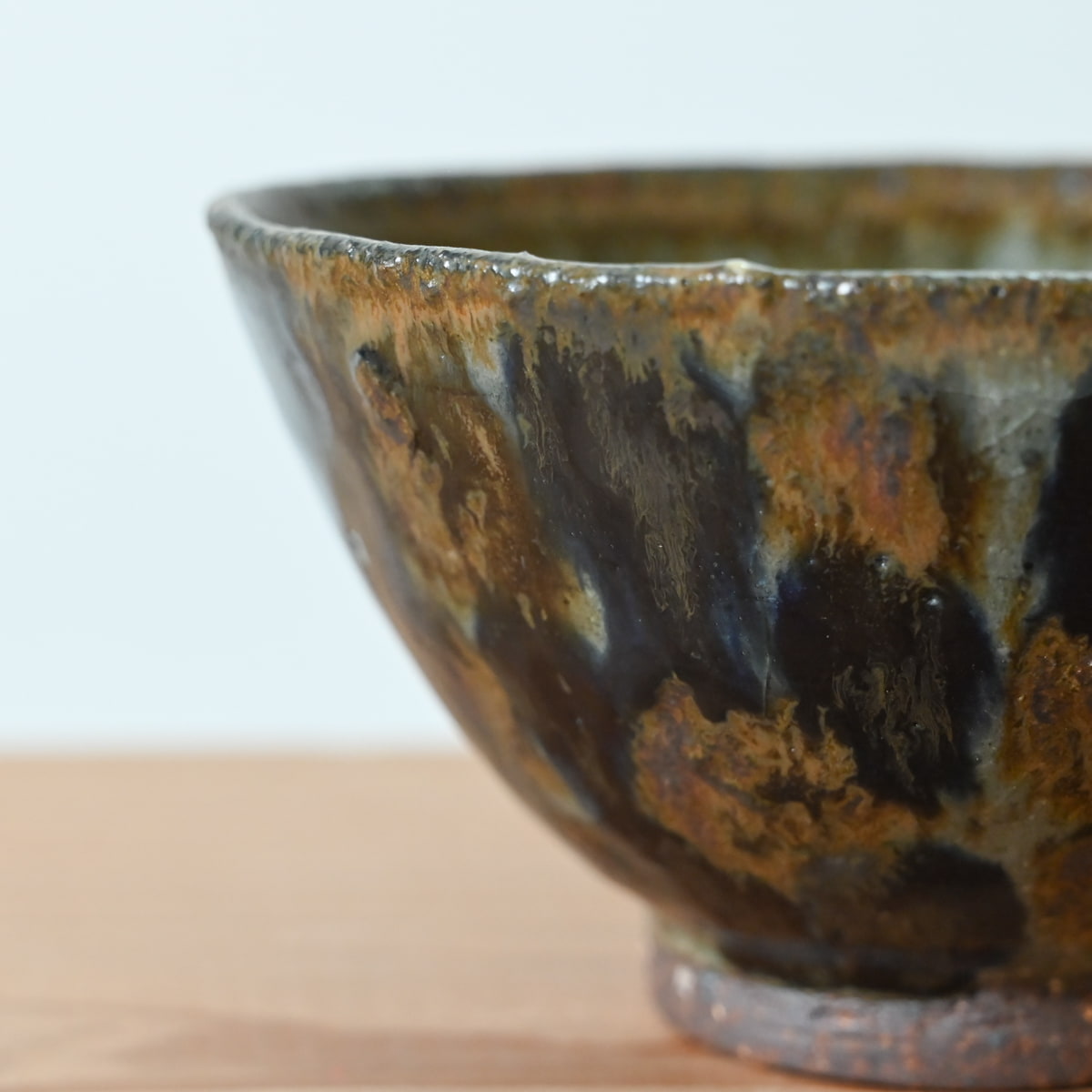 美濃焼】正陶苑 呉須錆 飯碗 ＜茶＞ Φ12.7cm | HESTA LIFE store