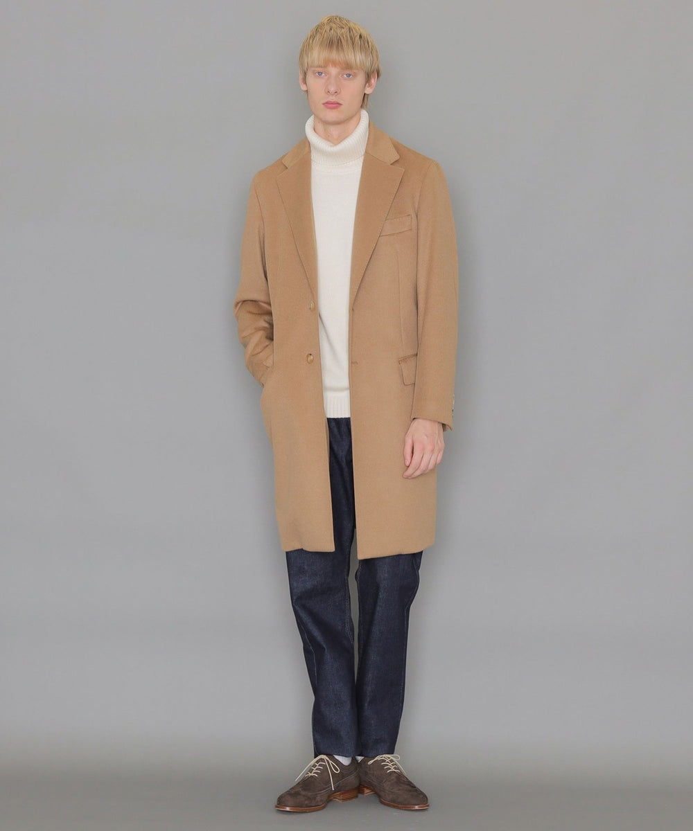 ウールカシミヤビーバーチェスターフィールドコート(コート