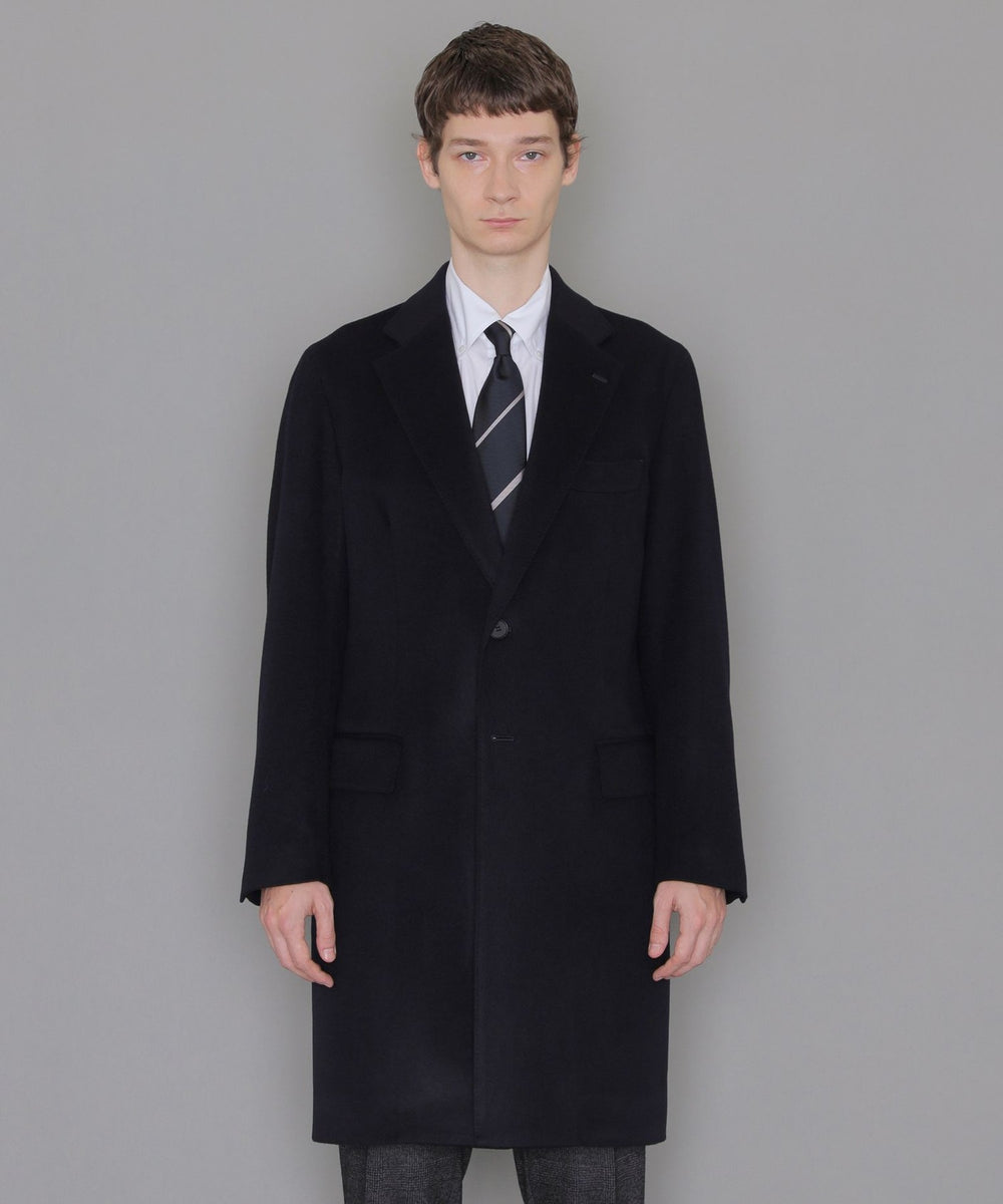 ウールカシミヤビーバーチェスターフィールドコート(コート