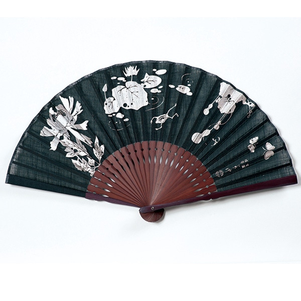 SHOCHIKU STORE | 松竹ストア扇子 伊藤若冲「玄圃瑤華」: 松竹歌舞伎屋