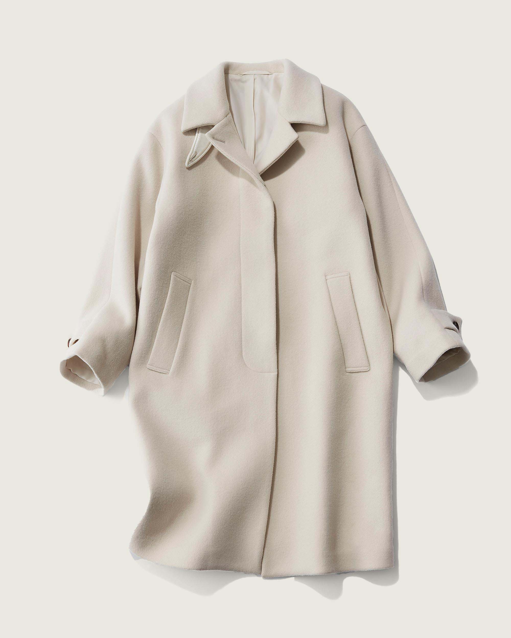 ジーロンラムステンカラーコート - SOÉJU online store｜上質な大人の