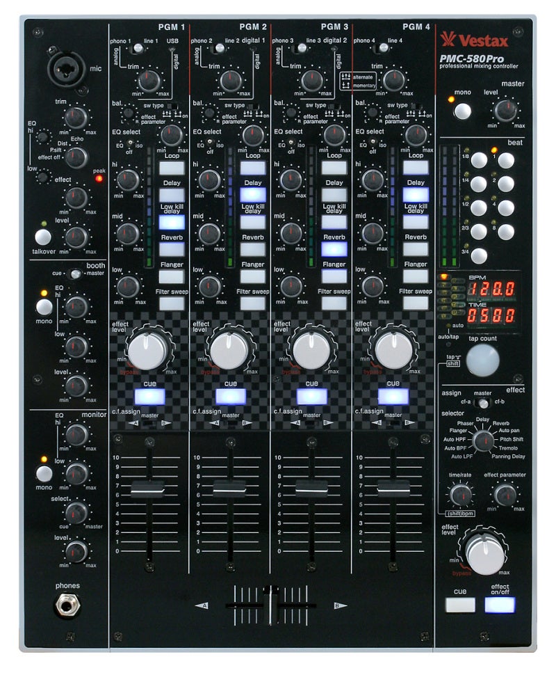 Vestax Vestax PMC15A ビンテージミキサー PMC15A ビンテージミキサー