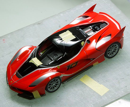 製作記 タミヤ 1/24 フェラーリ FXX K (38) | プラモ日記 青22号