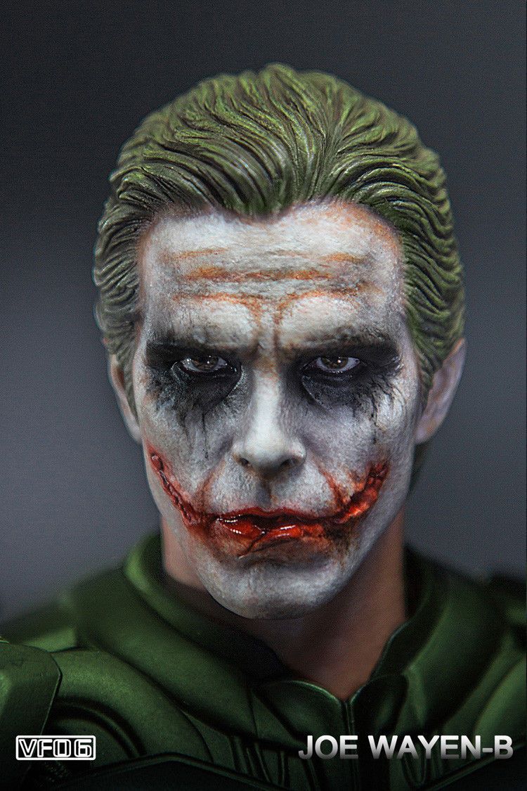 1/6 カスタム植毛ヘッド ダークナイト ジョーカー 審問2.0Ver. 1/6