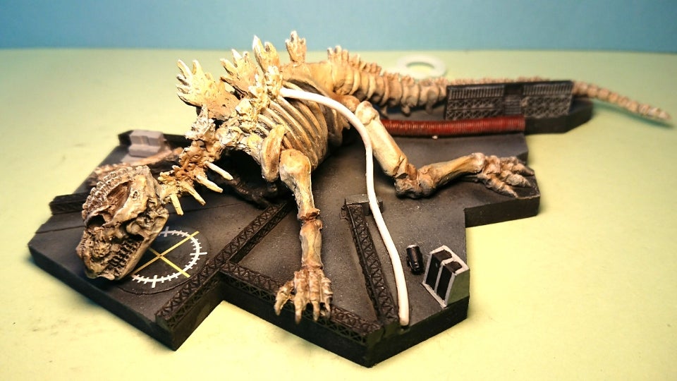 ゴジラ誕生祭2017 特撮大百科 房総半島沖海底で回収された ゴジラ骨格