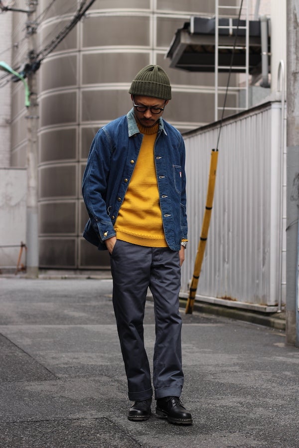 ウエアハウス Lot 1082 ブルーグレー チノパン 36IN タグ付き ウエア