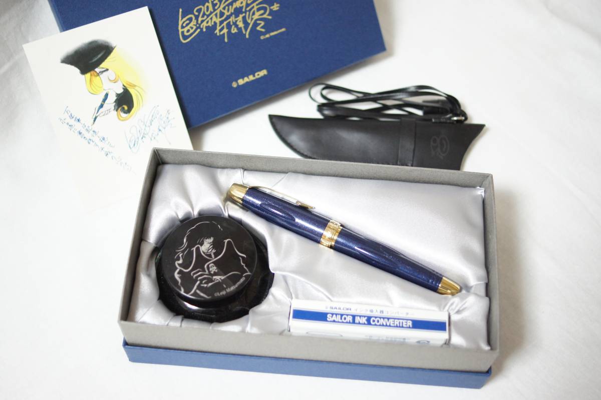 M0313A6 未使用☆セーラーナイン 万年筆 松本零士デザイン 14K 14金