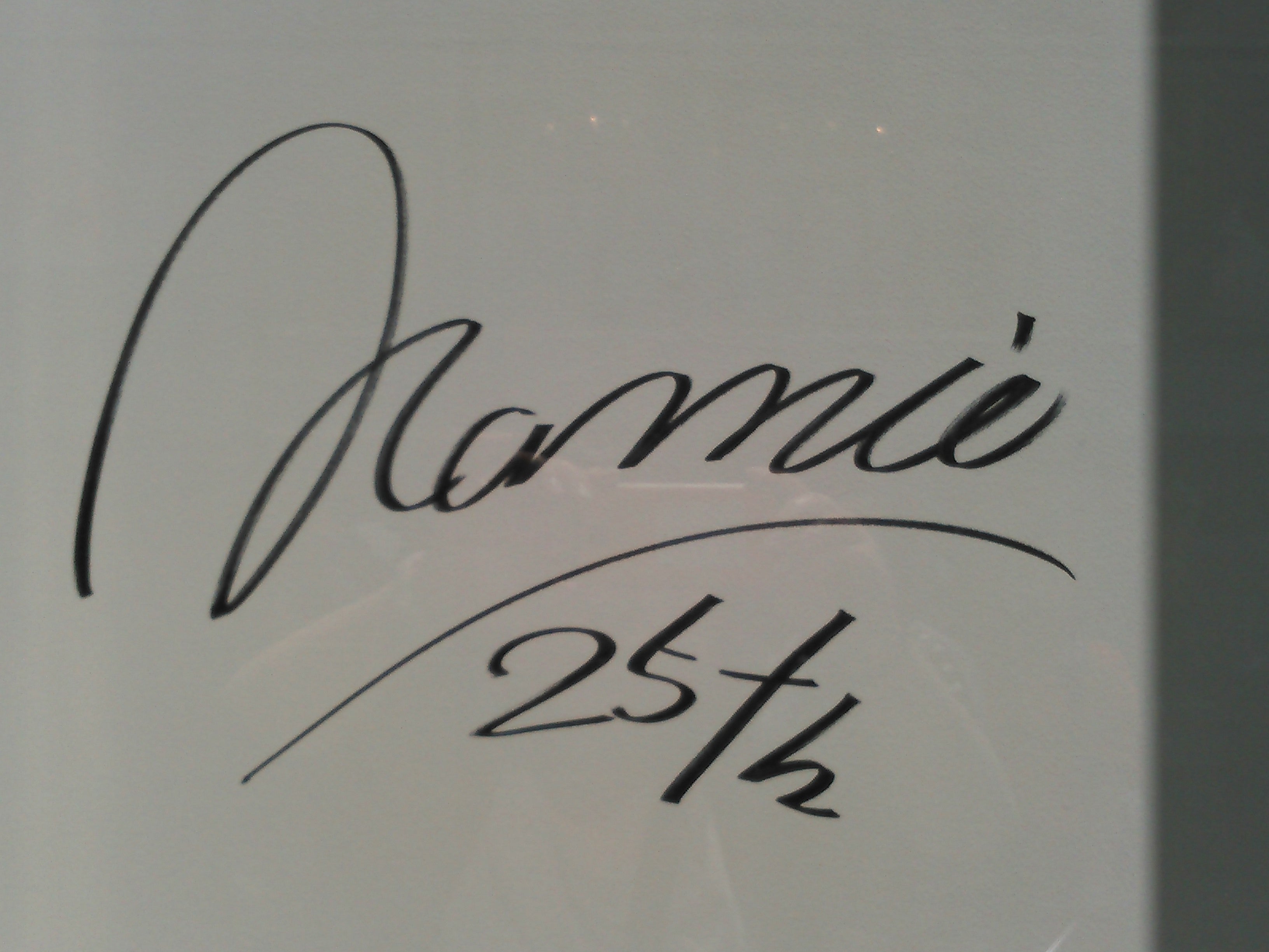 最安 ☆安室奈美恵ちゃんの直筆サインを写メしました☆ | ☆In the