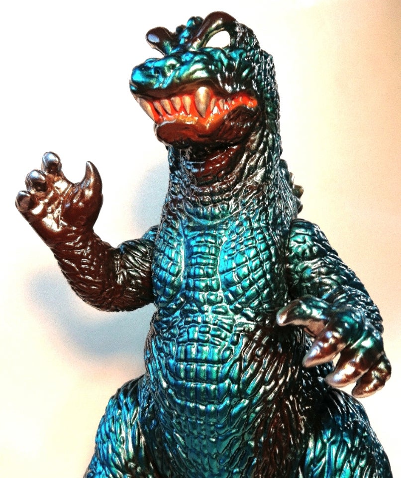 M1号 スーパーフェスティバル ハロウィン GMKゴジラ 蓄光 ソフビ M1号