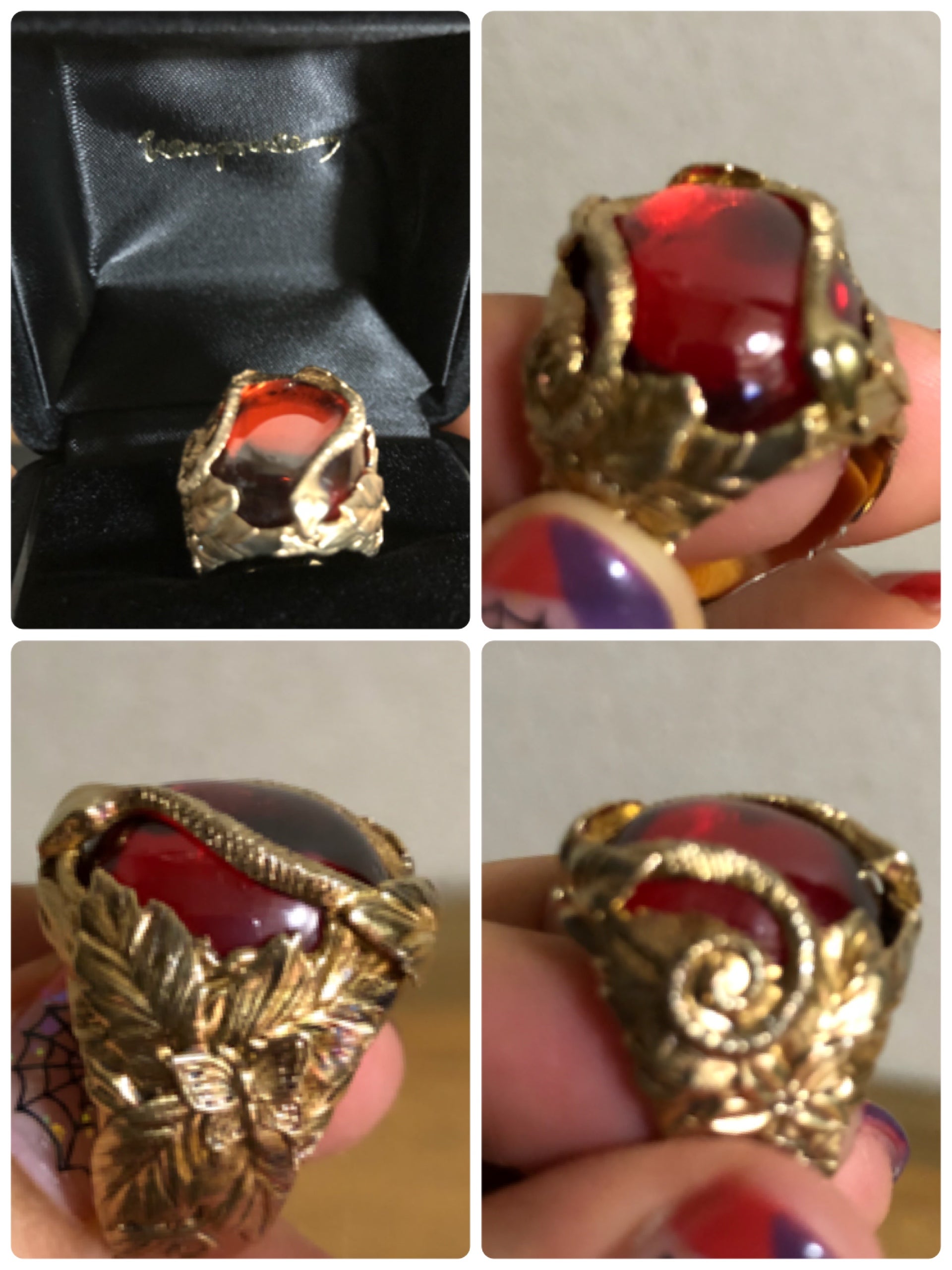 HYDE THE APPLE ANTIQUE GOLD 9号 指輪 リング THE APPLE - ANTIQUE