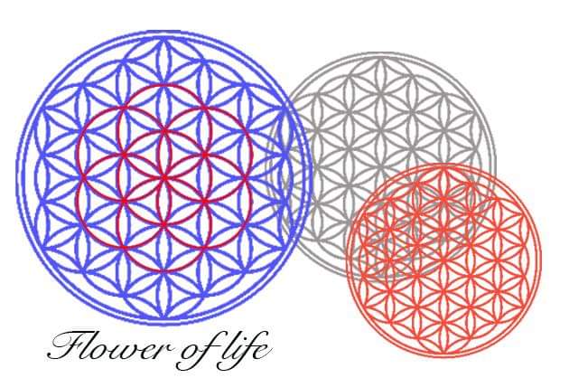 フラワーオブライフが描けるテンプレートセット | 曼荼羅真理のアート