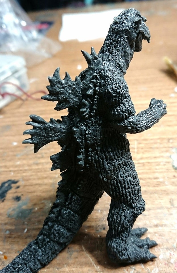 完成品】ビリケン商会 ゴジラの逆襲 ゴジラ（1955）逆ゴジ 完成品