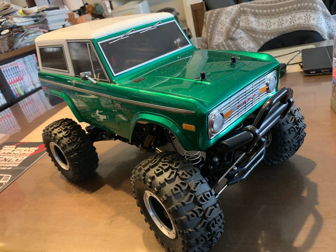 タミヤ CR-01 ブロンコ タミヤcr-01フォードブロンコ1973 グリーン
