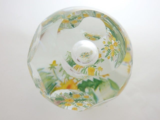 刻印あり】金津沙矢香さん 百花景シリーズ ペーパーウェイト オブジェ