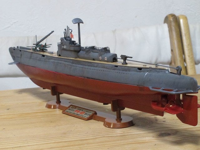 U-ボート & 伊号401 童友舎プラモデル 2点 大型潜水艦シリーズ 旧日本