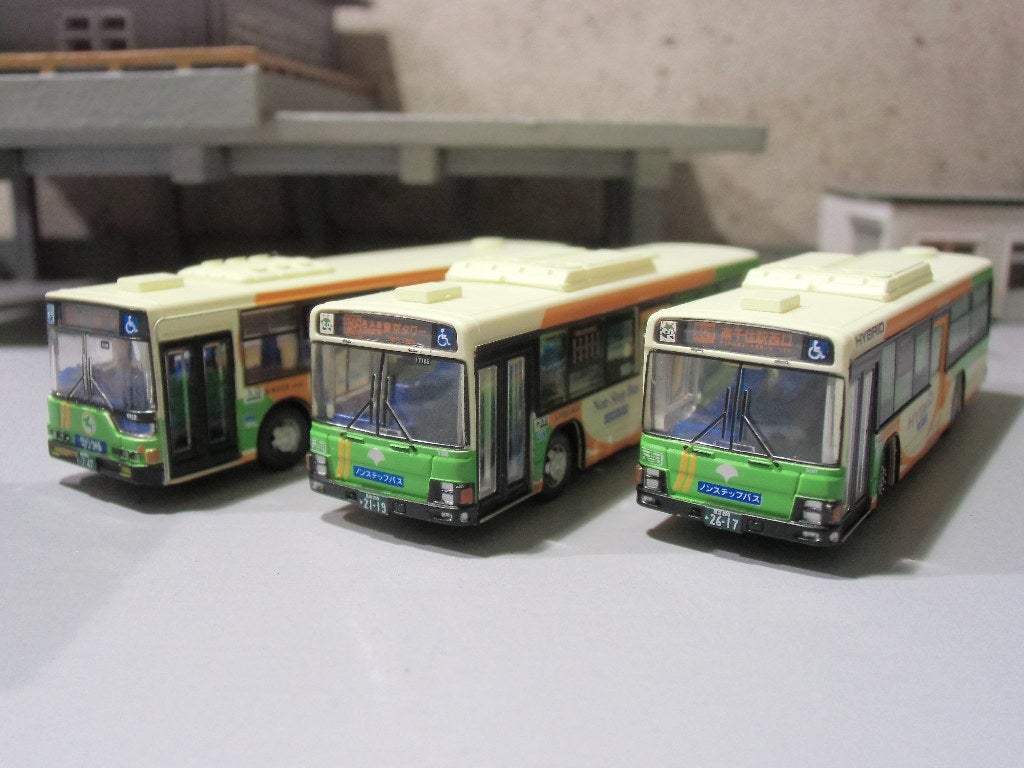 バスコレクション「都営バスいすゞエルガ5台セットA」 | きままな
