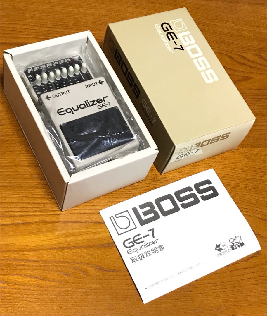 即発送 boss ge-7 箱付き シリアル43万 日本製 即発送 boss ge-7 箱