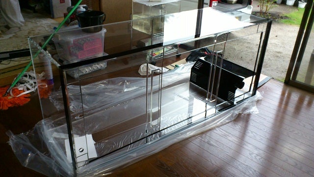 ♪特注アクリル水槽『1800×750×600』水槽製作例 | 北関東の熱帯魚店