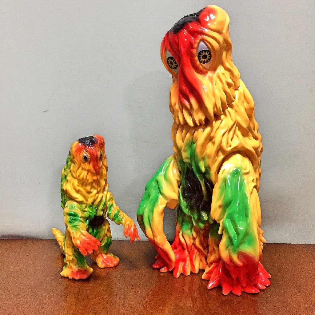 飛行ゴジラ＆ミニヘドラ（マーミット）ソフビ 怪獣天国ベビー
